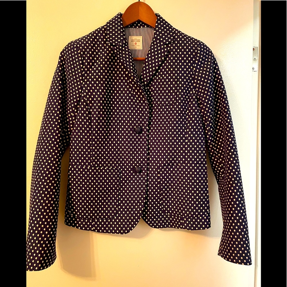 The Gap navy polka dot Academy Blazer - size 0